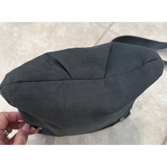 Baggallini Hanover Crossbody Bag Green Nylon Turn Lock Organizer Minimalist - Picture 6 of 10